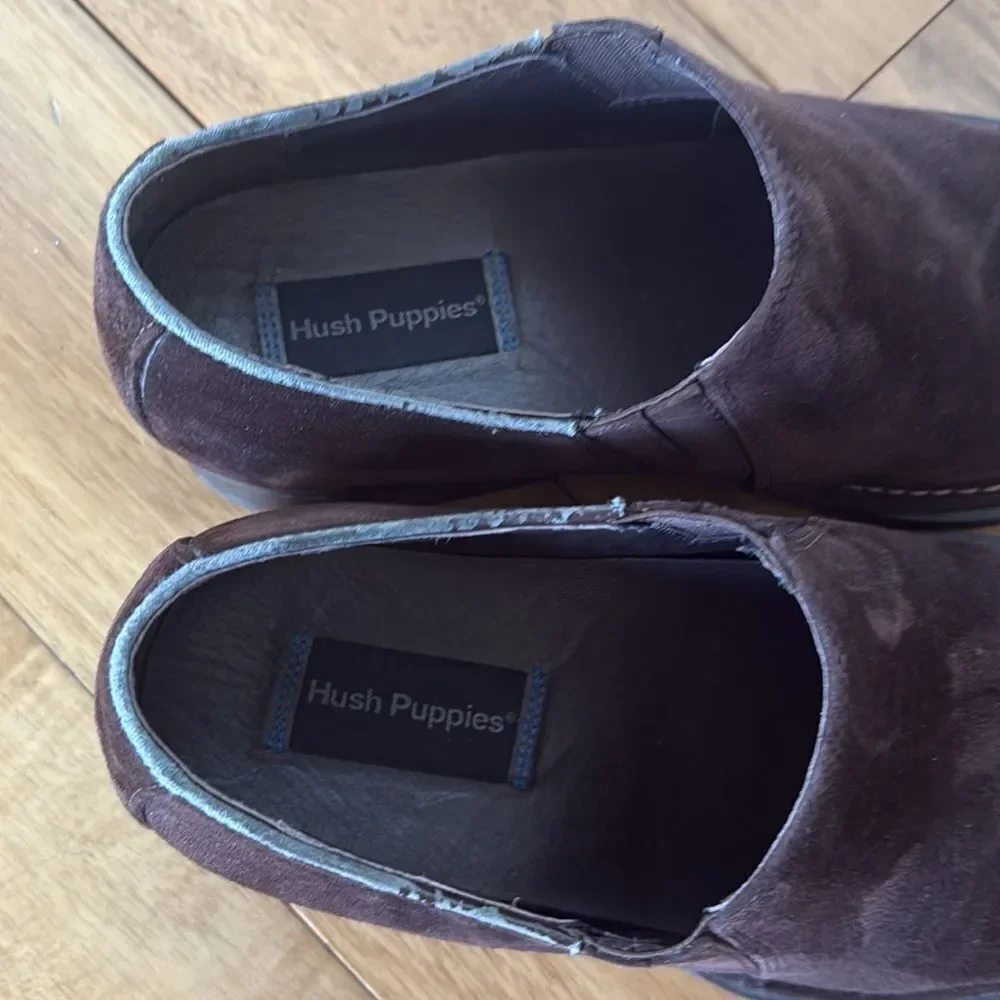Brown suede Hush Puppies